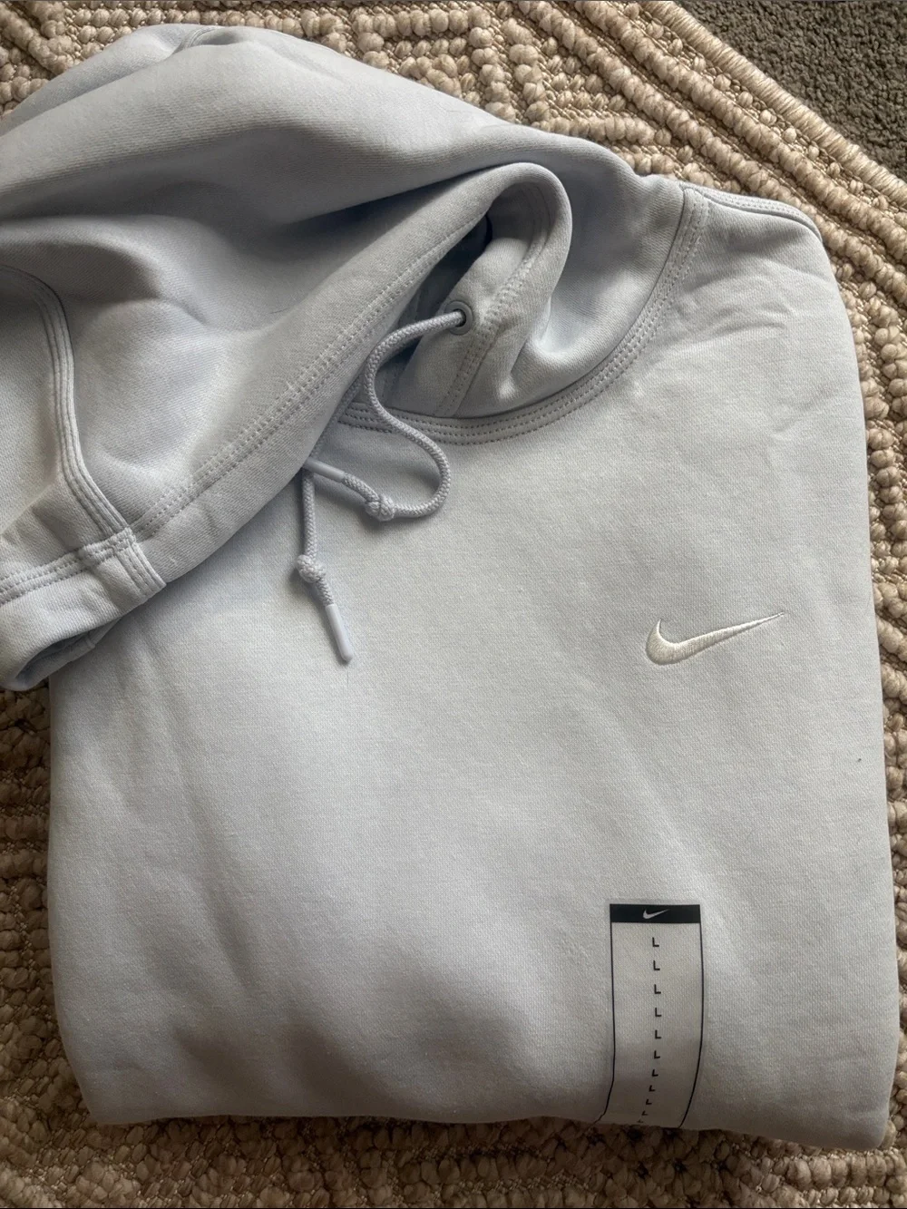 Nike Light Blue Hoodie. NEW with tags